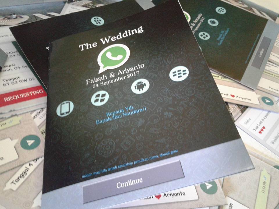 Nirwana Digital Print: Undangan Nikah Desain Whatsapp 