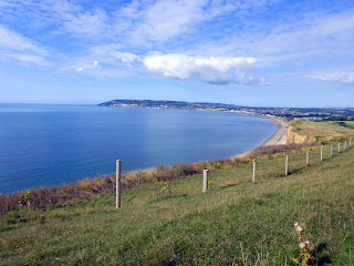 View From Culver to Luccombe across Sandown Bay