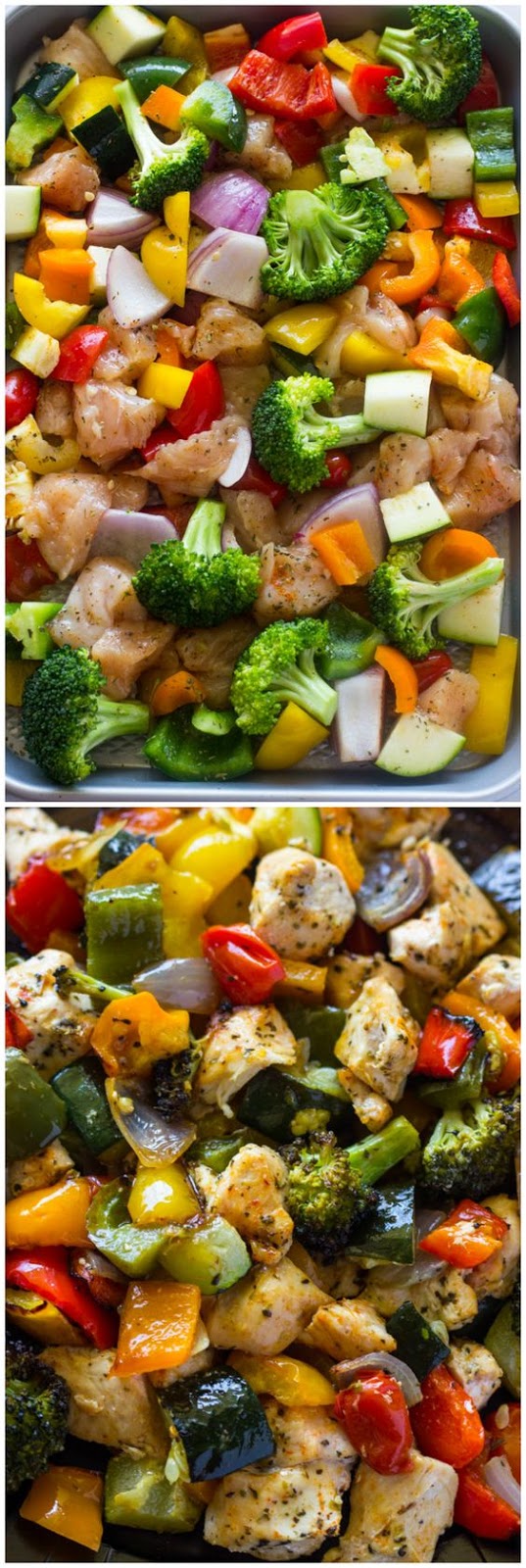 15 Minute Healthy Roasted Chicken and Veggies (One Pan) Recipe on Yummly. 