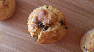 muffins naranja fruta escarchada confitada chocolate magdalenas navidad navideño sencillos ricos horno receta cuca