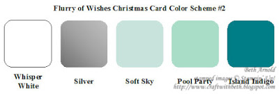 Craft with Beth: Flurry of Wishes Color Palette Scheme #2 Stampin' Up!