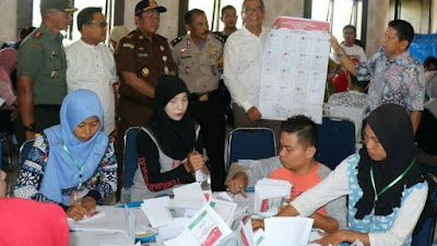 Forkopimda Monitoring Proses Pelipatan Surat Suara 