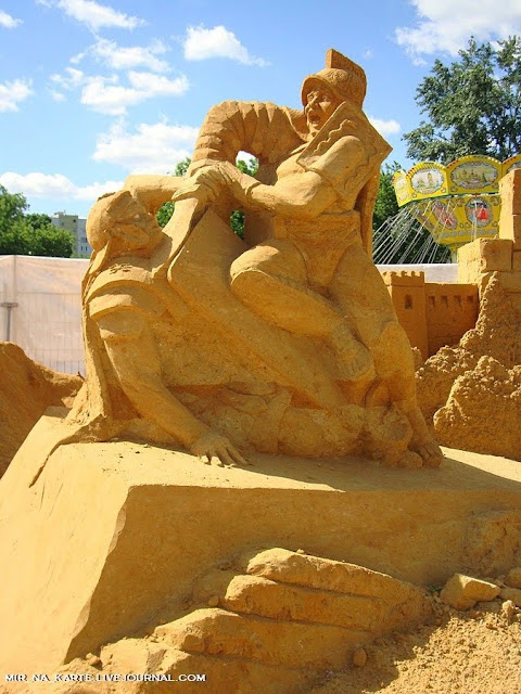 Amazing: Great Roman Empire Sand Sculpture Exhibition in Russia