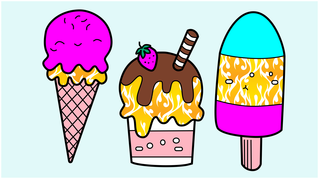 76 Gambar  Animasi  Ice  Cream  Terbaik Infobaru