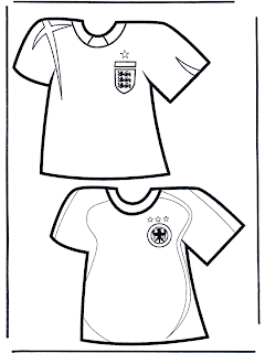 Desenhos de camiseta para imprimir de Futebol