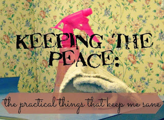 keeping the peace cleaning housekeeping organization