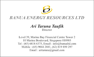 Kartu Nama Benua Enery Resources LTD