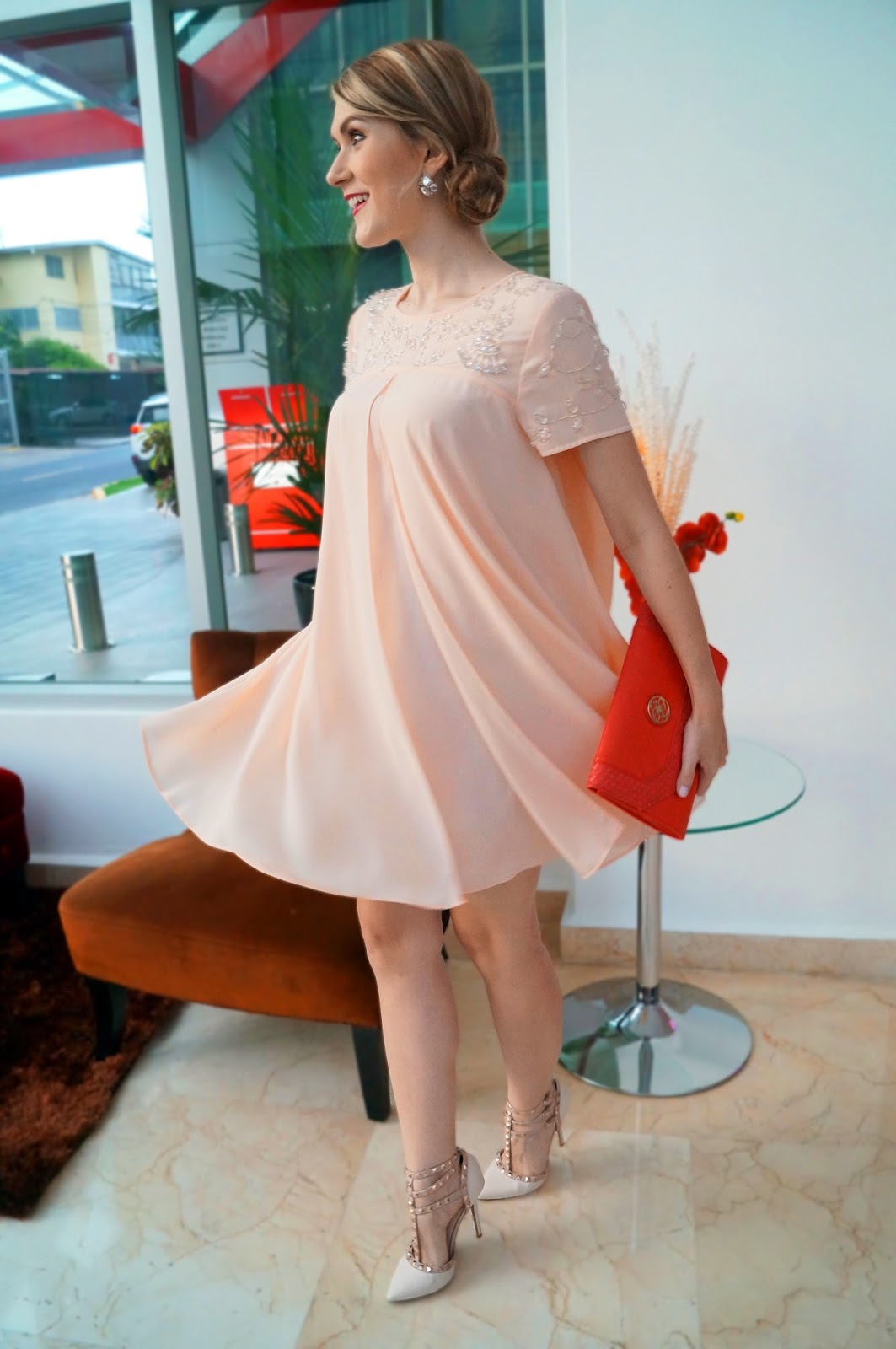 Beautiful Forever21 Pink Dress