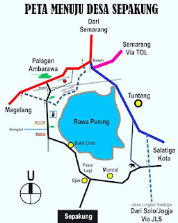 Rute Dan Lokasi Desa Wisata Sepakung Banyubiru Semarang