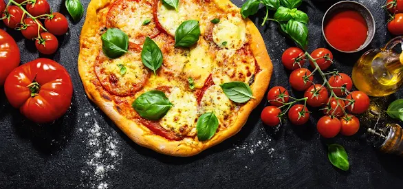 Pizza casera estilo italiana