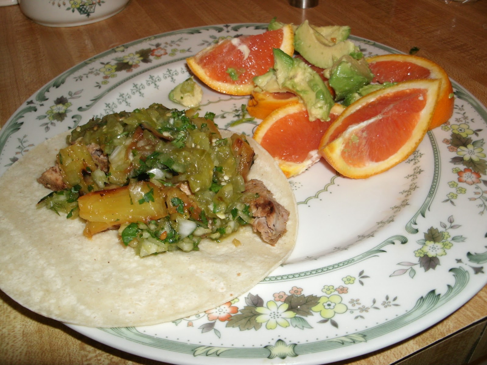 Dinner Tonight at Loretta's: Tacos al Pastor...with ...