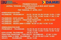 Jadwal Damri Palembang Muara Enim 2021-2022