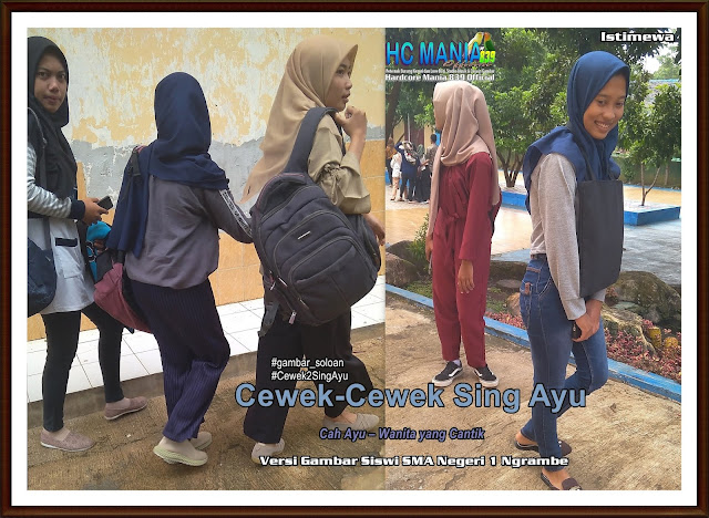 Gambar Siswa-Siswi SMA Negeri 1 Ngrambe Versi Cah Ayu Khas Istimewa - Buku Album Gambar Soloan Edisi 9.1