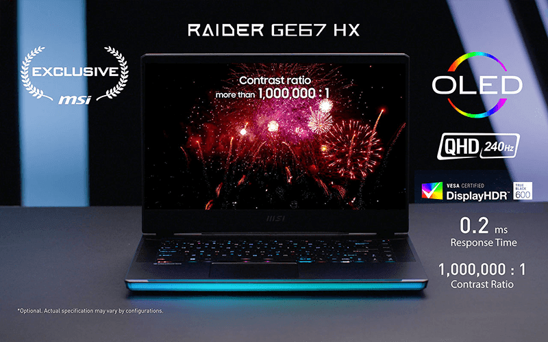 MSI Raider GE HX series, CreatorPro revealed too!