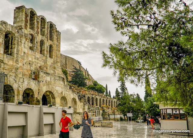 Odeon de Herodes Ático, Acrópole de Atenas