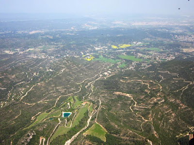 View from Sant Jeroni, the highest place in Montserrat