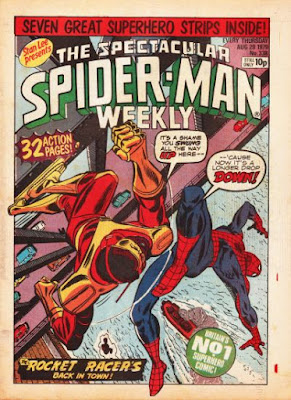 Specatcular Spider-Man Weekly #338, the Rocket Racer