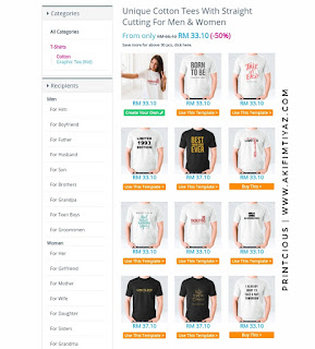 Cara Cetak T Shirt Di Printcious, Cetak Baju Design Sendiri Di Printcious, Custom Made T Shirt Di Printcious, Tempat Cetak T Shirt Murah, T Shirt Printing, 