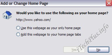 Thiết lập nhiều homepage trong trình duyệt IE