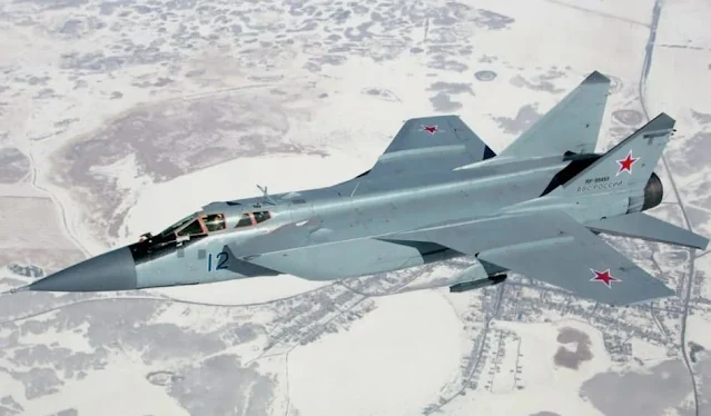 Intercepting Reconnaissance Plane, Russia Deploys MiG-31 Foxhound at Stratosphere Height