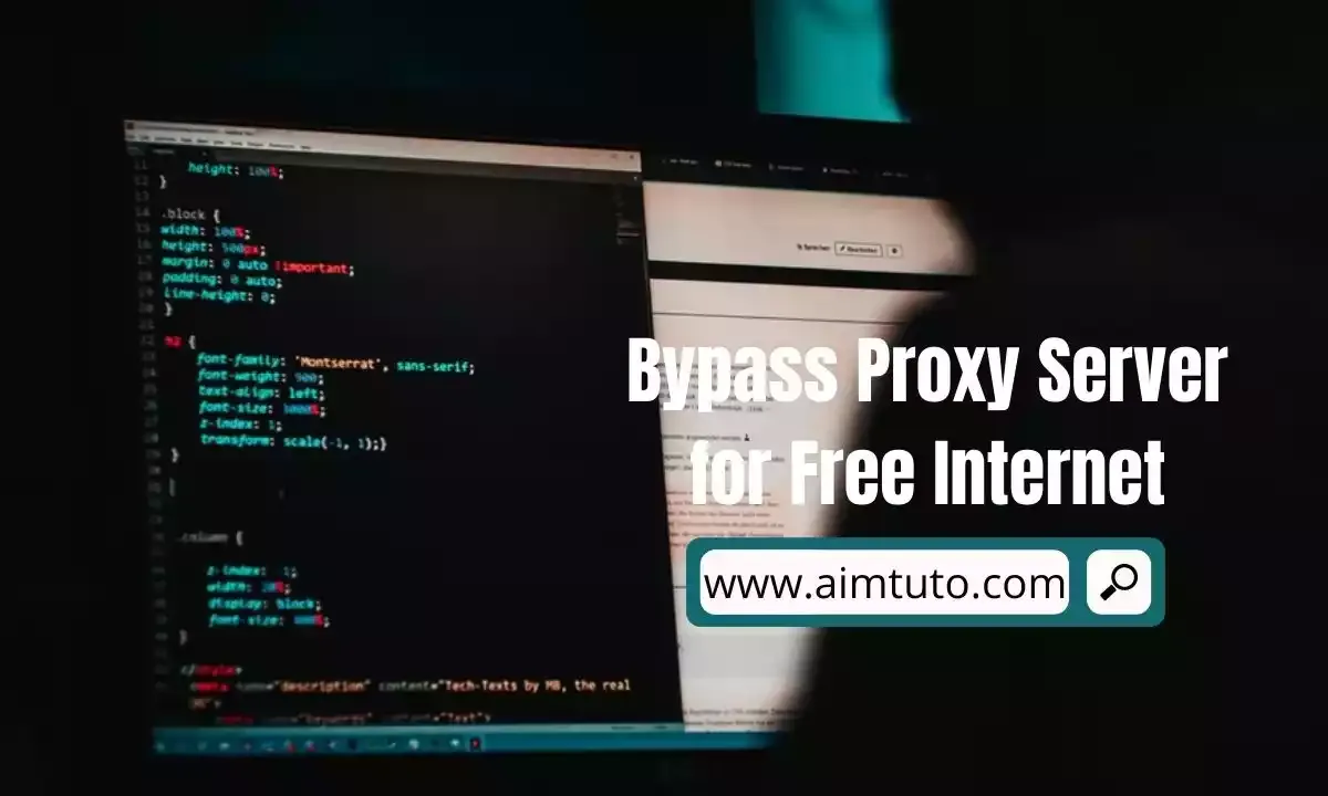 bypass a local proxy server for free internet