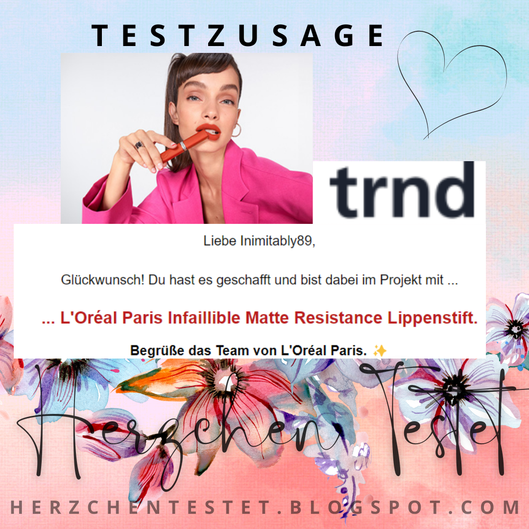 TESTZUSAGE - INFAILLIBLE MATTE RESISTANCE LIPPENSTIFT(420 ROUGE)