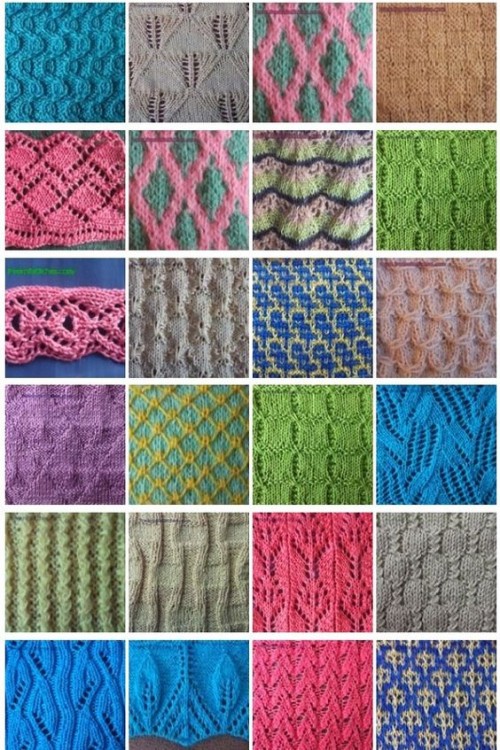 Knit Stitch Library + 400 Knitting Stitches