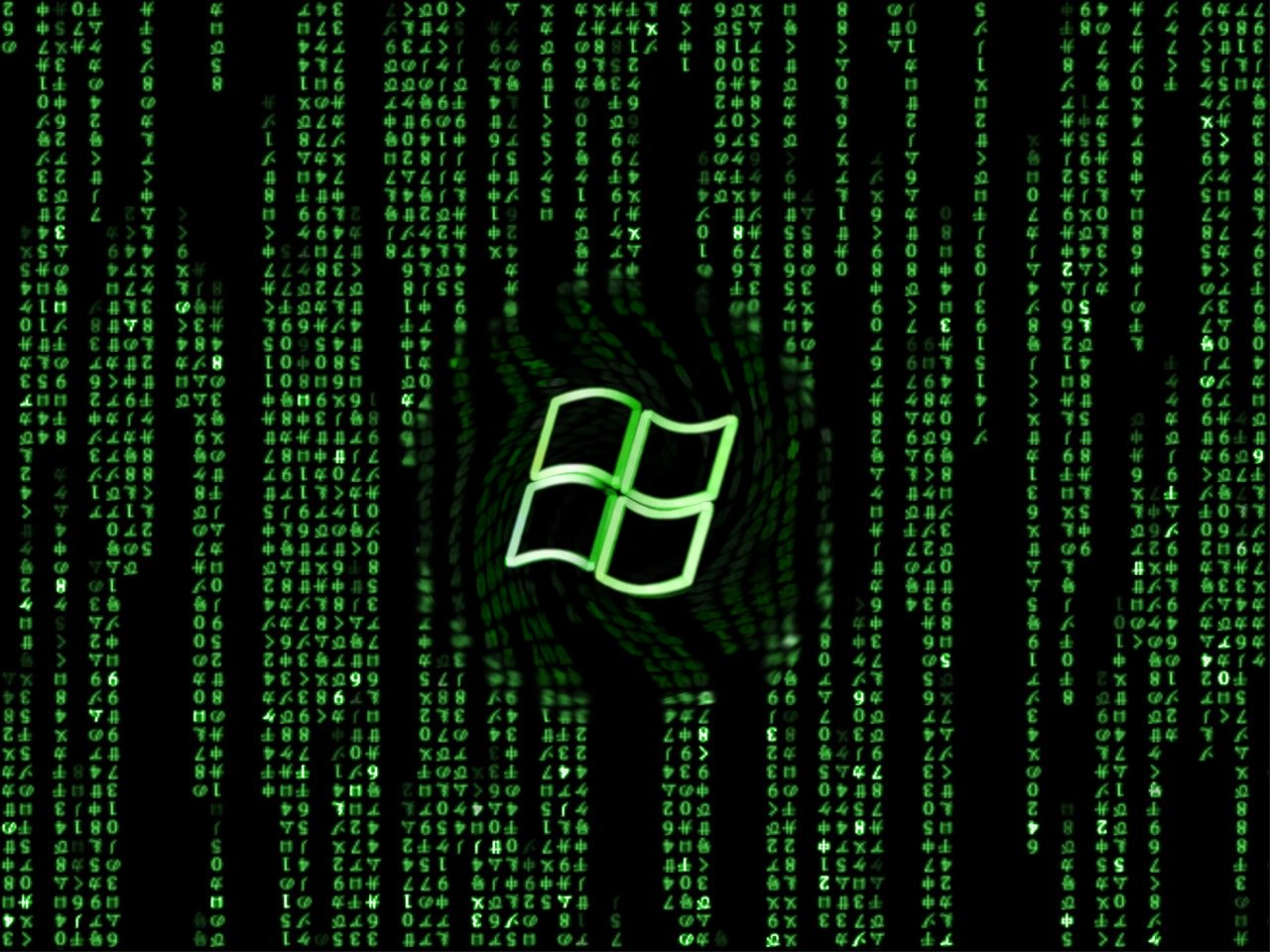 Cool Windows Desktop Background Matrix