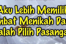 Lebih Baik Terlambat Menikah, daripada Salah Pilih Pasangan