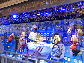 Paris Printemps illuminations et vitrines de Noël en 2014