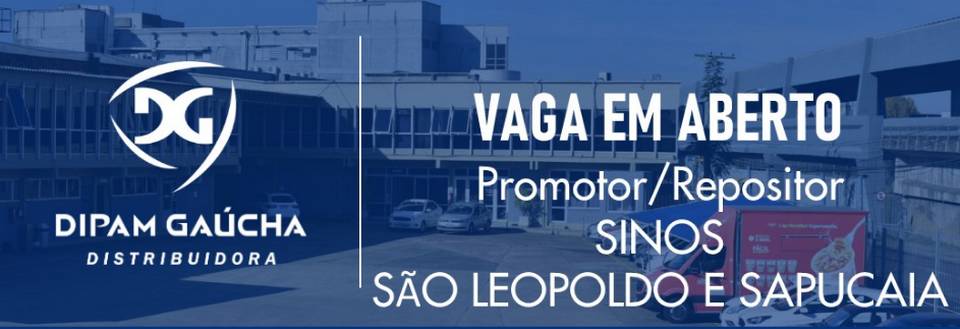 Dipam Gaúcha abre vagas para Promotor/Repositor em Sapucaia do Sul e São Leopoldo