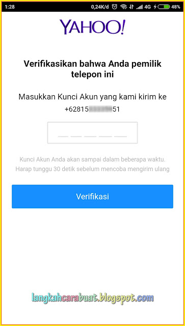 Yahoo Mail Daftar Baru Lewat HP