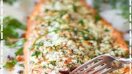 Feta and Herb Crusted Salmon