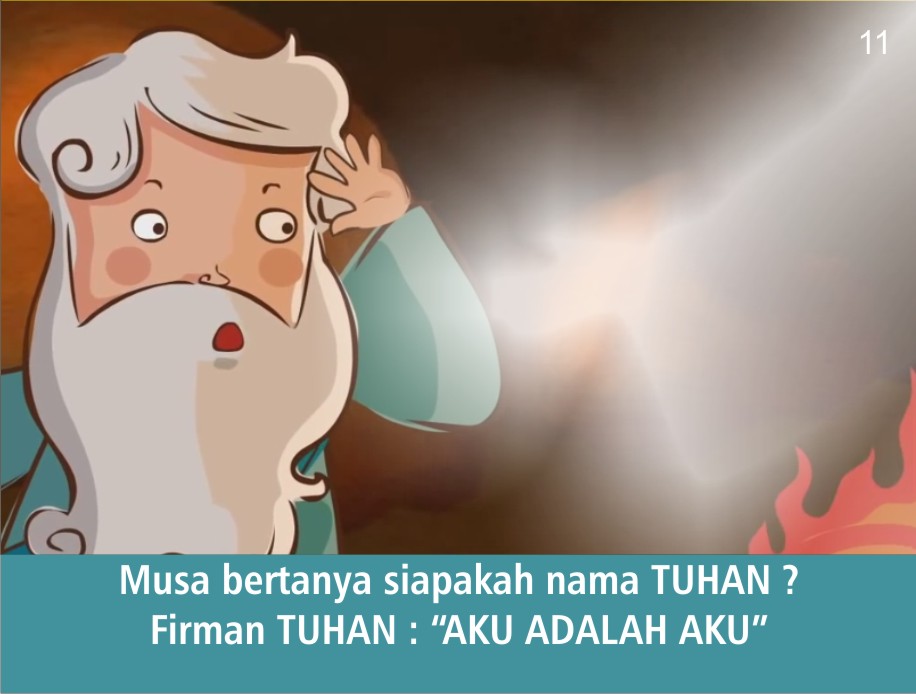 Komik Alkitab Anak: TUHAN MEMANGGIL MUSA (Bagian 2 