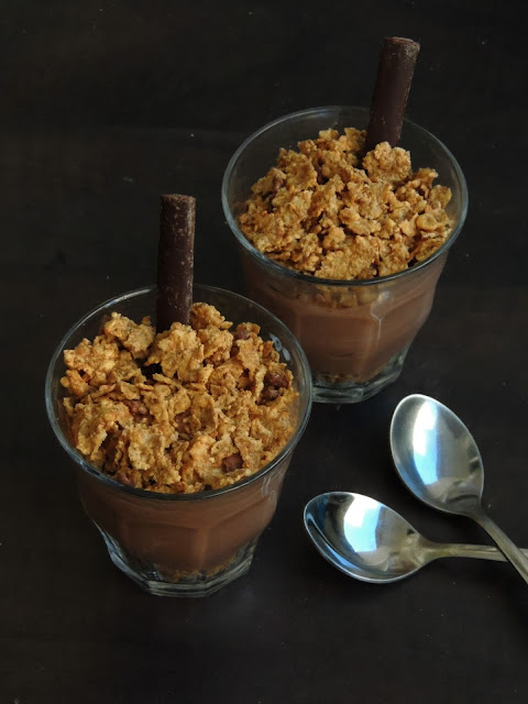 Chocolate Mascarpone Cereal Parfait