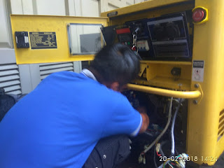 melayani service genset cummins