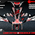 Sticker Mio J Merah Hitam