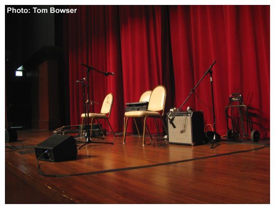 Cindy Pritzker Auditorium in the Harold Washington Library Center in downtown Chicago photograph by Tom Bowser