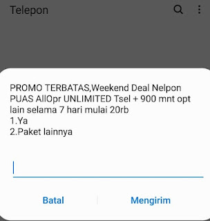 Paket Nelpon Telkomsel 20000/Bulan Unlimited ke Semua Operator