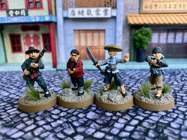 28mm Copplestone Bandits as Chinese Guerrillas for Bolt Action