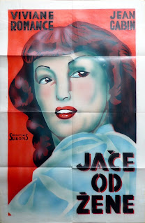 un poster cinematografico fatto a mano da Stanko Radovanovic, del 1938 circa