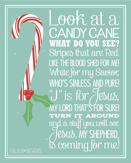 Top Candy Cane Poem Printable Mason Website