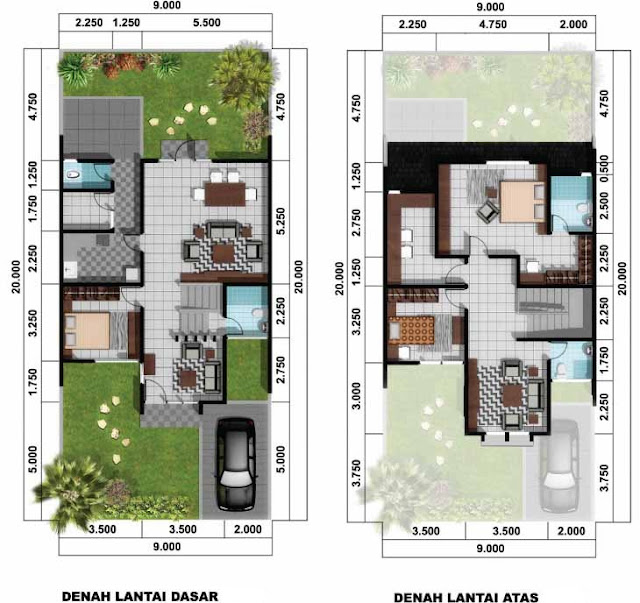  Rumah  Minimalis  2  Lantai  Yang  Bagus  Godean web id