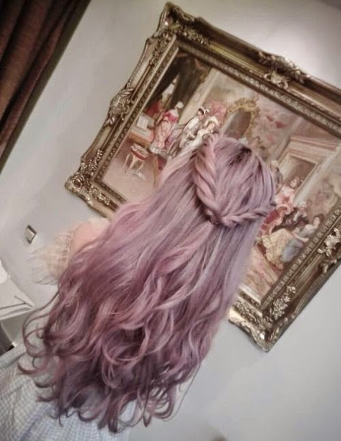 Cabelo, cosplay, Crazy and Kawaii Desu, cute, hair, Hair Rose, kawaii, Kawaii Desu, living doll, Lolita, Kawaii Hairstyle, Fantasy  color, Granny Hair, Violet pastel, Blue Hair,Talyta Leite.