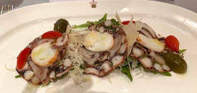 Octopus and Lobster Carpaccio on Princess Cruises