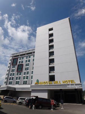 Back of Nagoya Hill Hotel in Batam