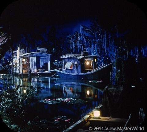 View-Master New Orleans Square (A180), Scene 1-3: Blue Bayou Lagoon