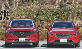 CX-5とCX-3の比較画像