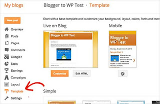 Blogger Template Customization and Layout Modification