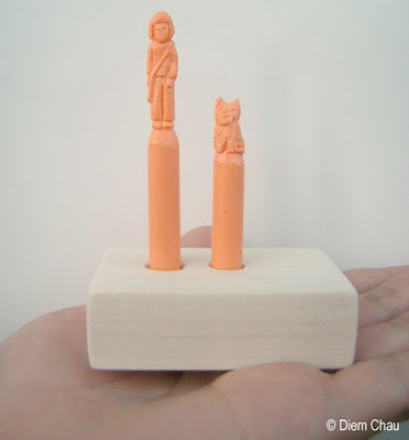 Amazing Crayon Sculptures Seen On lolpicturegallery.blogspot.com